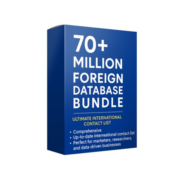 70+ Million Foreign Database